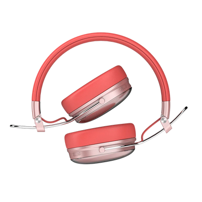 Audífonos inalámbricos Luxe Chic HP710 (diadema) Salmón
