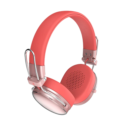 Audífonos inalámbricos Luxe Chic HP710 (diadema) Salmón