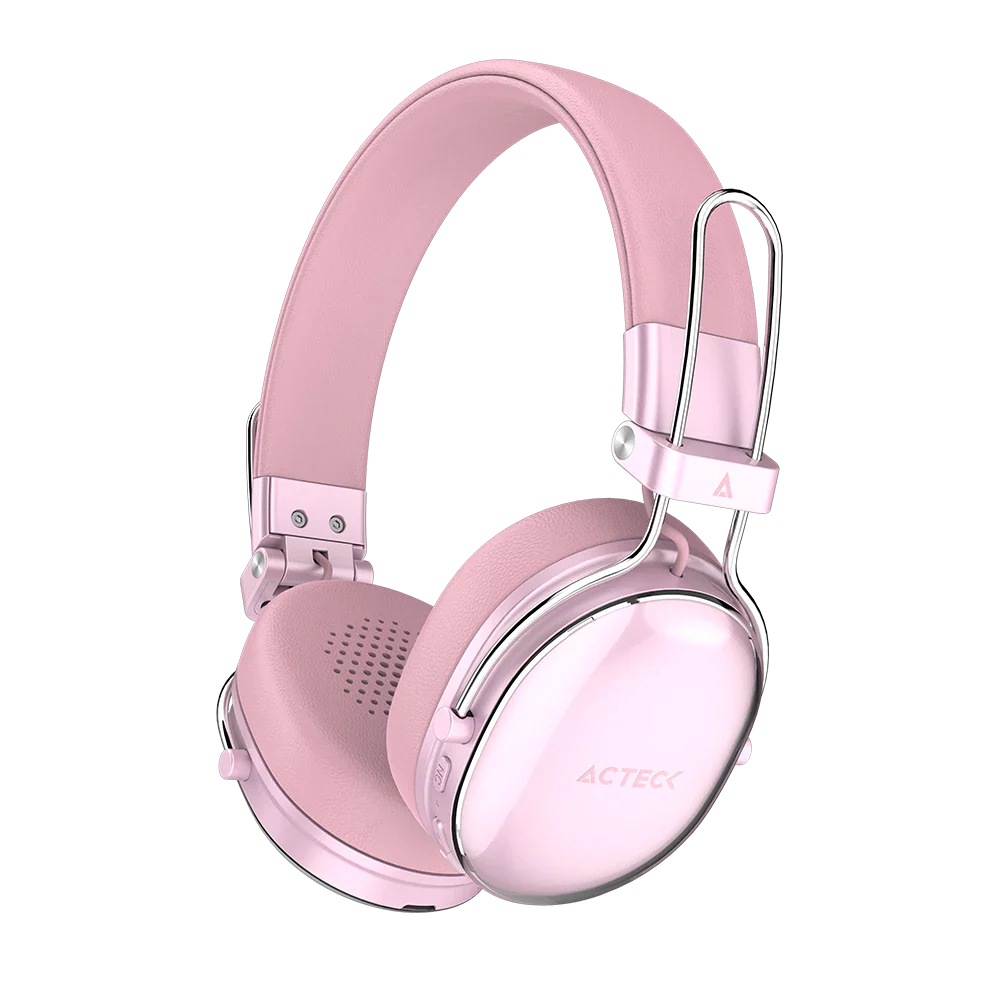 Audífonos inalámbricos Luxe Chic HP710 (diadema) Rosa