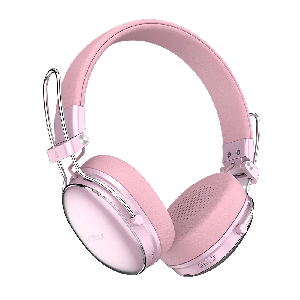 Audífonos inalámbricos Luxe Chic HP710 (diadema) Rosa