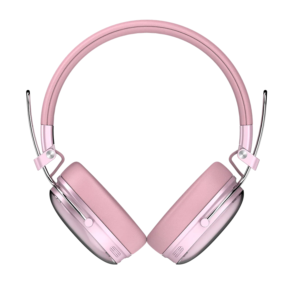Audífonos inalámbricos Luxe Chic HP710 (diadema) Rosa