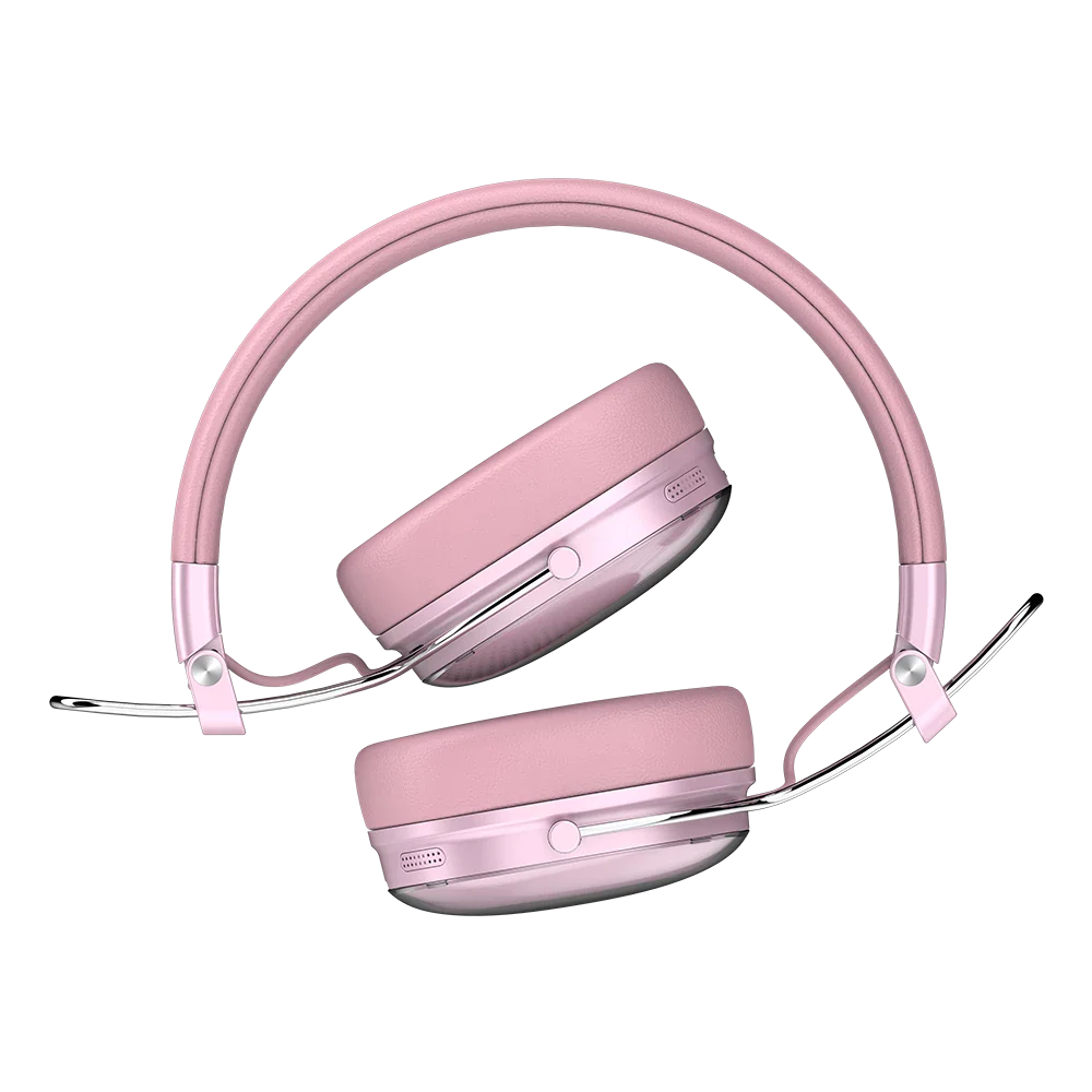 Audífonos inalámbricos Luxe Chic HP710 (diadema) Rosa