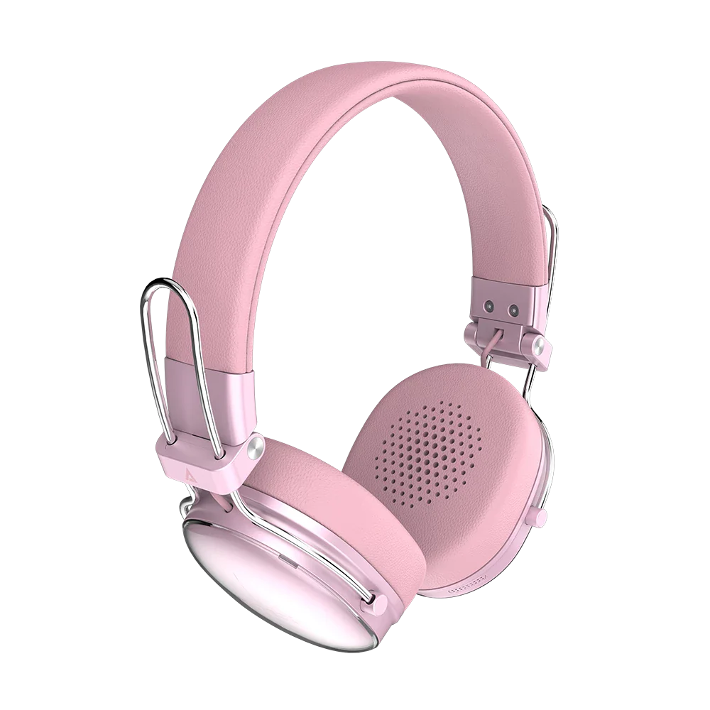 Audífonos inalámbricos Luxe Chic HP710 (diadema) Rosa