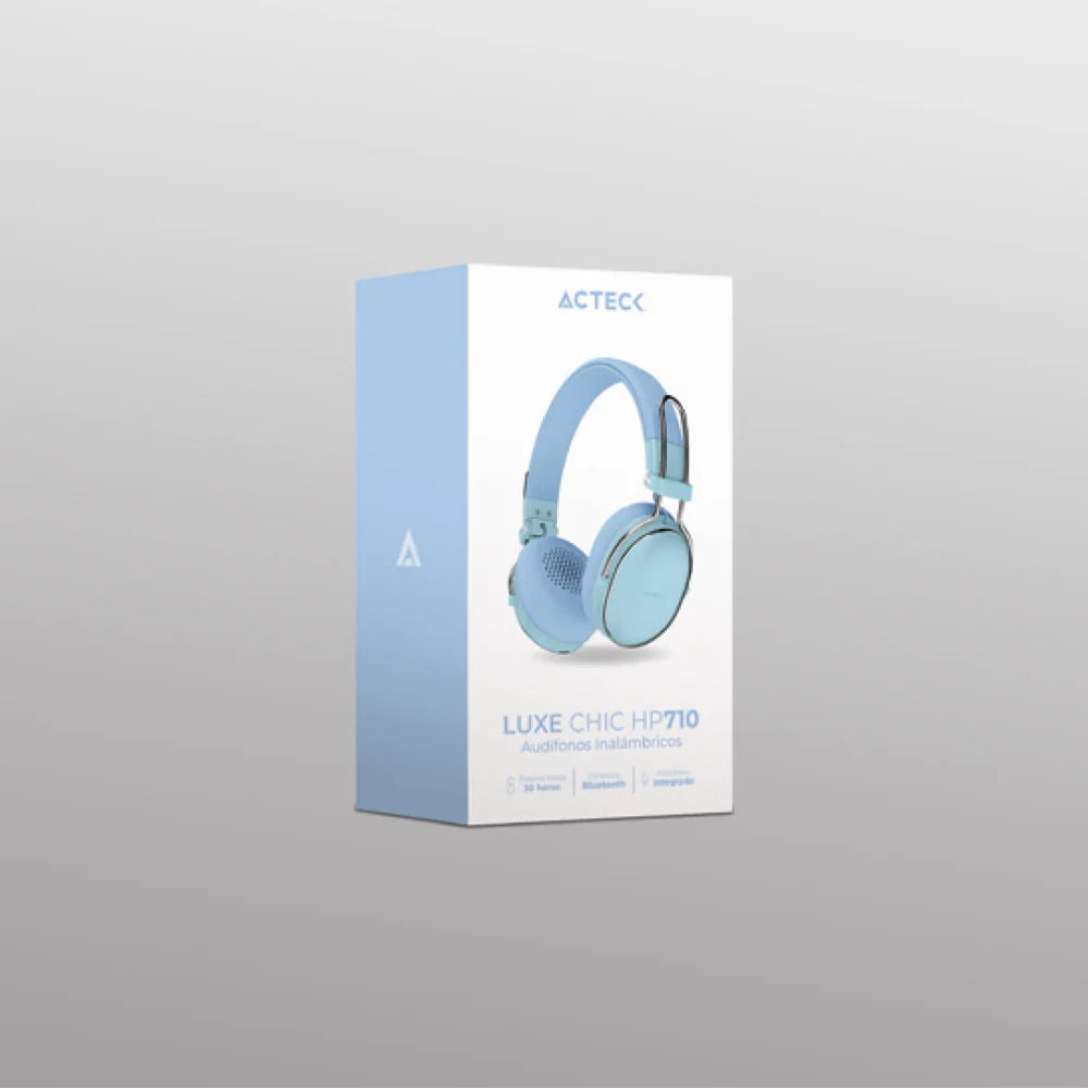 Audífonos inalámbricos Luxe Chic HP710 (diadema) Azul