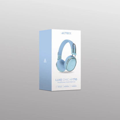 Audífonos inalámbricos Luxe Chic HP710 (diadema) Azul