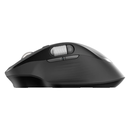 Mouse Acteck Virtuos Pro Ultra MI777 Inalámbrico Dual Ergonómico Recargable — versión en color negro, con conectividad dual para múltiples dispositivos.