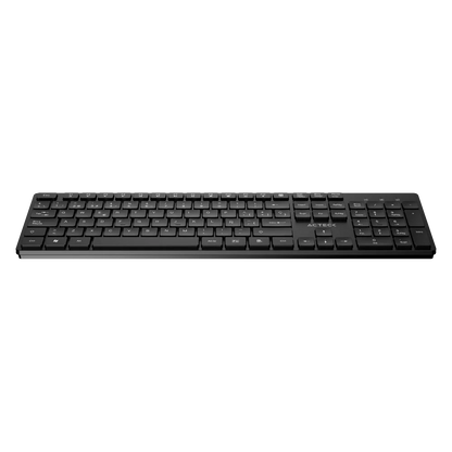 Teclado Acteck Vantage Aero TI555 — Inalámbrico, con dongle USB, teclas multimedia, 105 teclas con distribución en español, compatible con Windows, color negro.