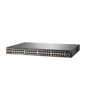 Switch Administrable Aruba 2930F 48G PoE+ 4SFP – 48 Puertos RJ-45 10/100/1000 PoE+, 4 Puertos SFP 1G, Capa 3, Apilable (VFS), JL262A, Gris