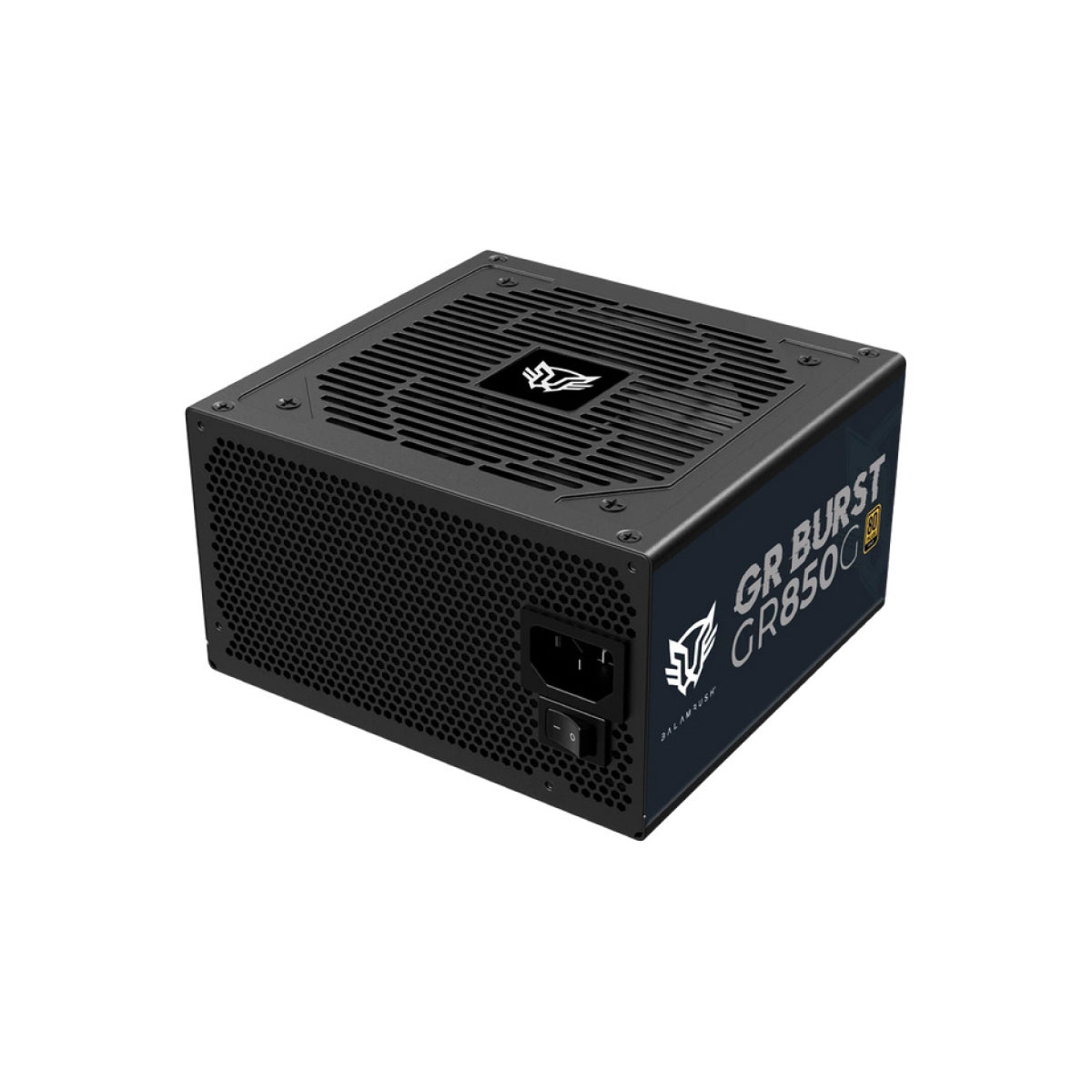 Fuente de Poder Balam Rush Burst GR850G – 850W, Certificación 80 Plus Gold, Totalmente Modular, Formato ATX, Protección de Grado Industrial, Negro