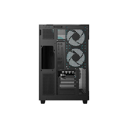 Gabinete Balam Rush Tank Majestic 7600, Midi-Tower, ATX/Micro-ATX/Mini-ITX, USB 2.0/3.0, sin Fuente, 5 Ventiladores Instalados, Negro
