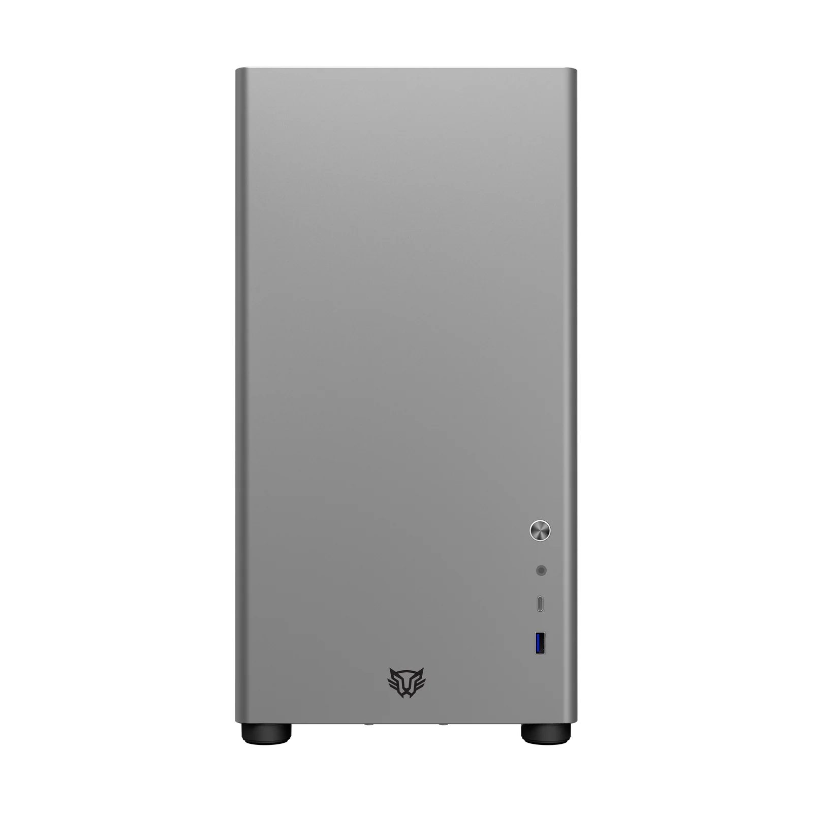 Gabinete Balam Rush Eris Special GM985 BR-935654 – Media Torre, Cristal Templado, ATX/Micro-ATX, USB 3.0, Tira LED Frontal, gris