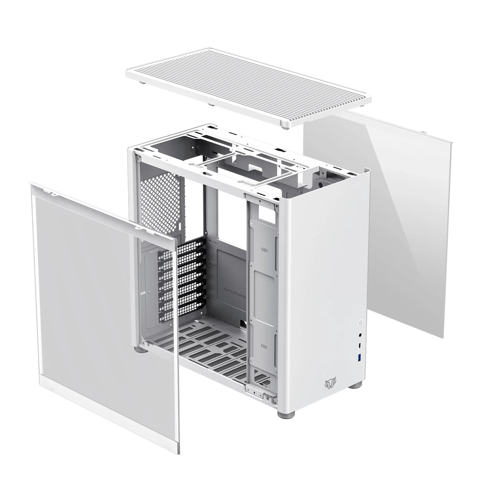 Gabinete Balam Rush Eris Frost GM985 Blanco