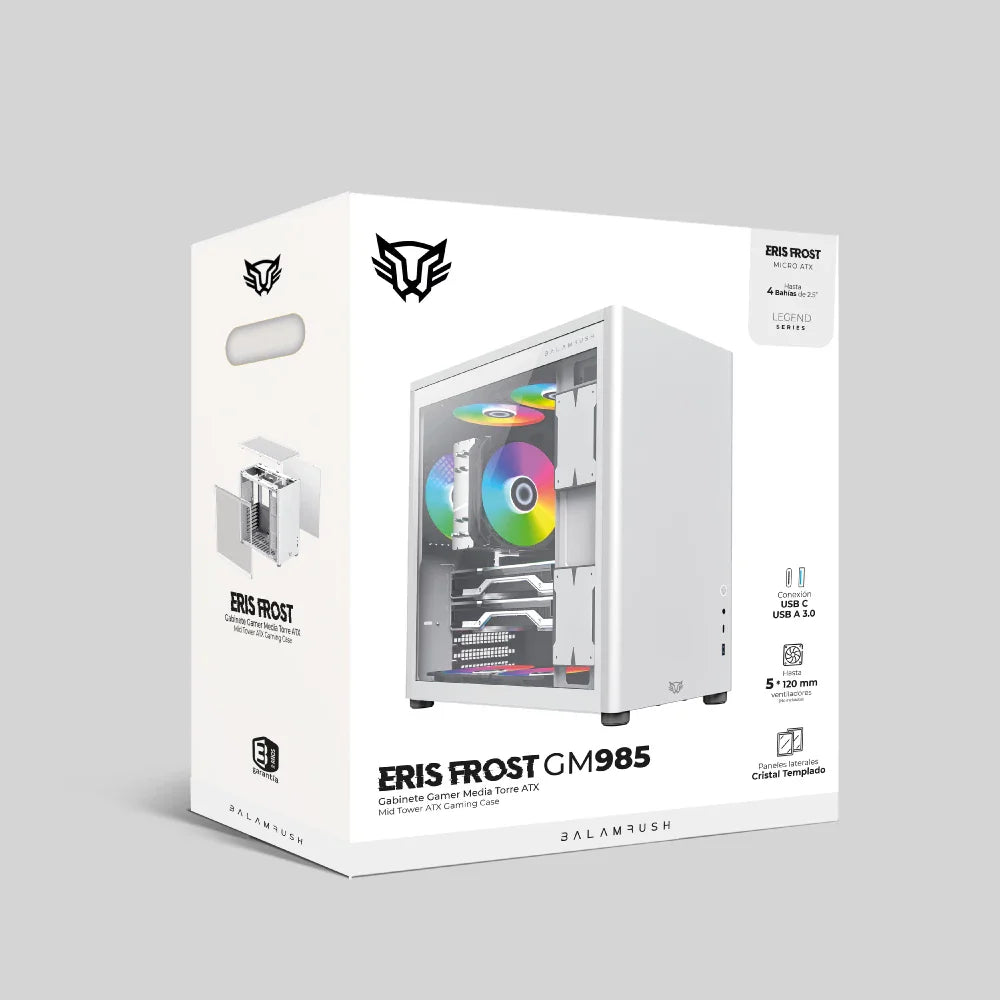 Gabinete Balam Rush Eris Frost GM985 Blanco