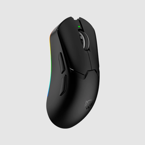 Mouse Gamer Balam Rush Drift Pro MG7 (BR-938525) - Conexión Dual Inalámbrica y Alámbrica, Recargable por USB, Iluminación RGB Dinámica, 5 Botones y Sensor Óptico de 26,000 DPI (Color Negro)