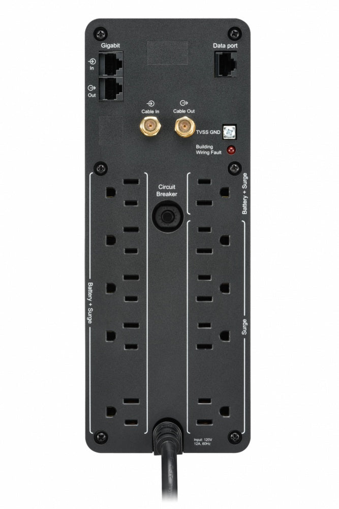 No Break APC BR1500M2-LM, 1500 VA, 900 W, 16 h, Negro