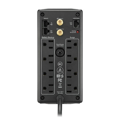 No Break APC BX850M-LM60, 850 VA, 510 W, Negro