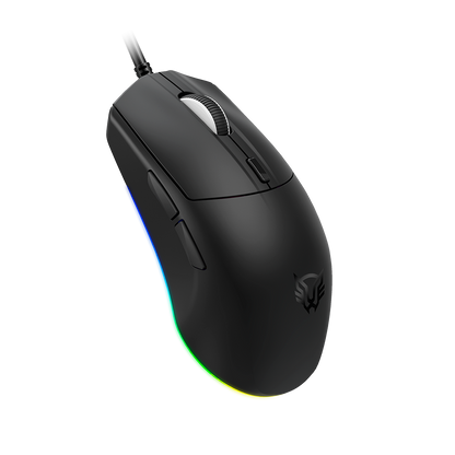 Mouse Gamer Balam Rush Drift Plus MG3 (BR-943512) - Diseño Ergonómico Alámbrico, Iluminación RGB Dinámica, 6 Botones y 7200 DPI Ajustables (Color Negro)