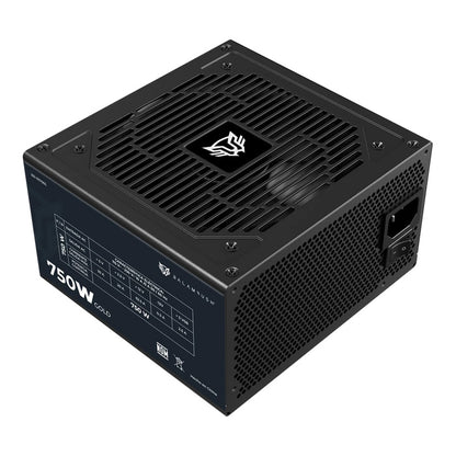Fuente de Poder Gamer Balam Rush GR Burst GR750G (BR-937665) - Certificación 80 Plus Gold, 750W, Factor de Forma ATX, Full Modular y Bajo Nivel de Ruido (Color Negro)