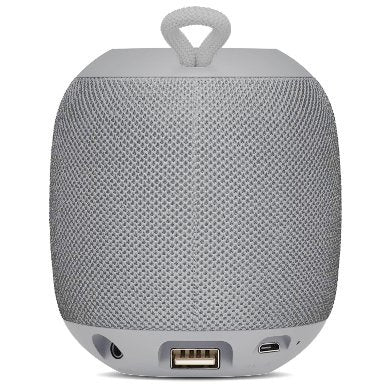 Bocina Bluetooth Brobotix 263052 Portátil Recargable con Radio FM Gris