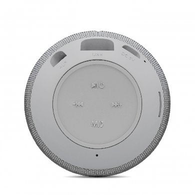 Bocina Bluetooth Brobotix 263052 Portátil Recargable con Radio FM Gris