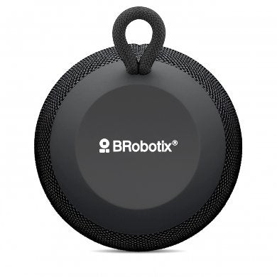 Bocina Bluetooth Brobotix 263069 Portátil Recargable con Radio FM Negra