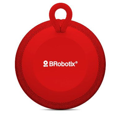 Bocina Bluetooth Brobotix 263816 Portátil Recargable con Radio FM Roja