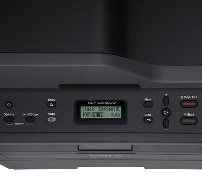 Multifuncional Laser Monocromático Brother DCPL2540DW, 30 ppm, impresión dúplex, Wifi/LAN, cama plana tamaño carta, ADF hasta 35 hojas