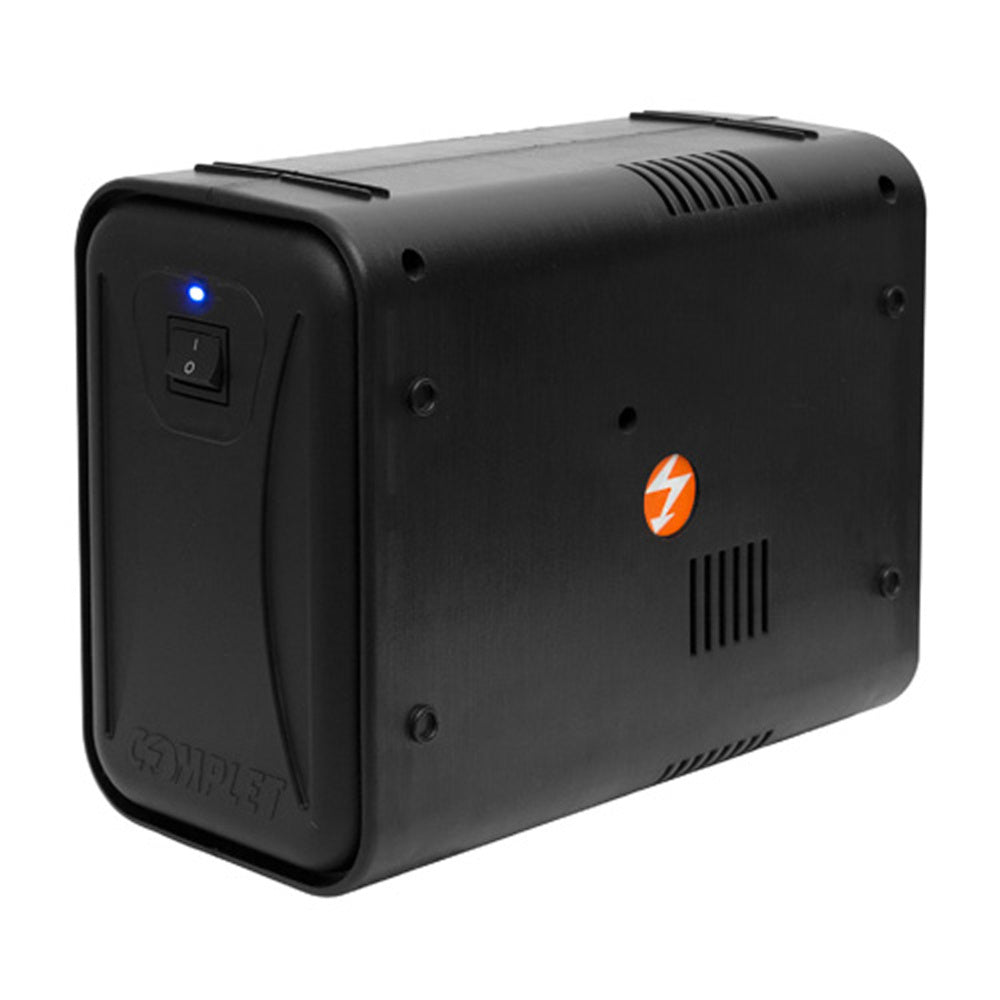 No Break MT 805 con regulador y supresor integrado. Capacidad 800 VA. Respaldo 17 minutos carga Media
