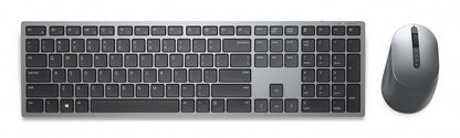 Kit de Teclado y Mouse Dell Premier Multi-Device KM7321W (580-AJIY) - Conexión Inalámbrica Dual con Capacidad Multi-Dispositivo (Color Gris)