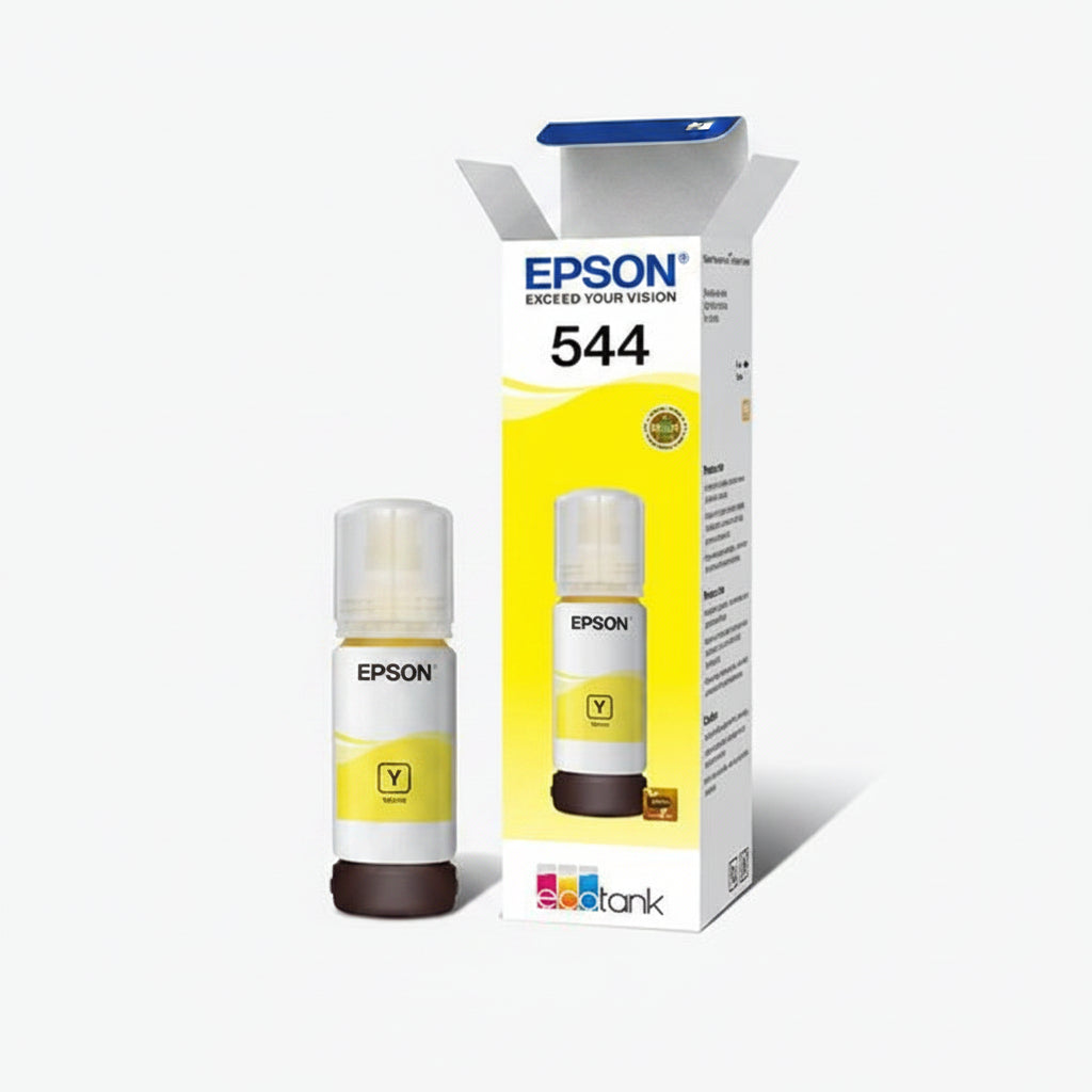 Cartucho Epson modelo T544 Amarillo, tinta Dye, para L1210, L3210, L3250, L3110, L3150, L5190