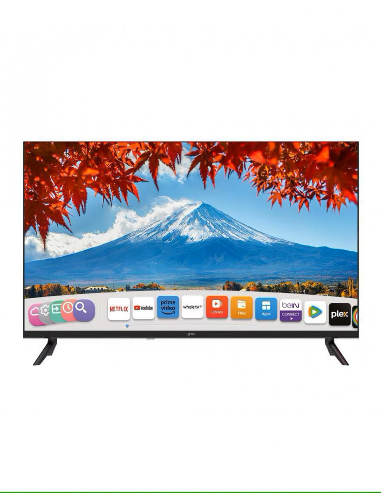 TELEVISION SMART GHIA WHALE TV 43 PULG FHD WIFI, RJ45,3 HDMI,2 USB, RCA, AUX 3.5MM/ OPTICO, DOLBY AUDIO