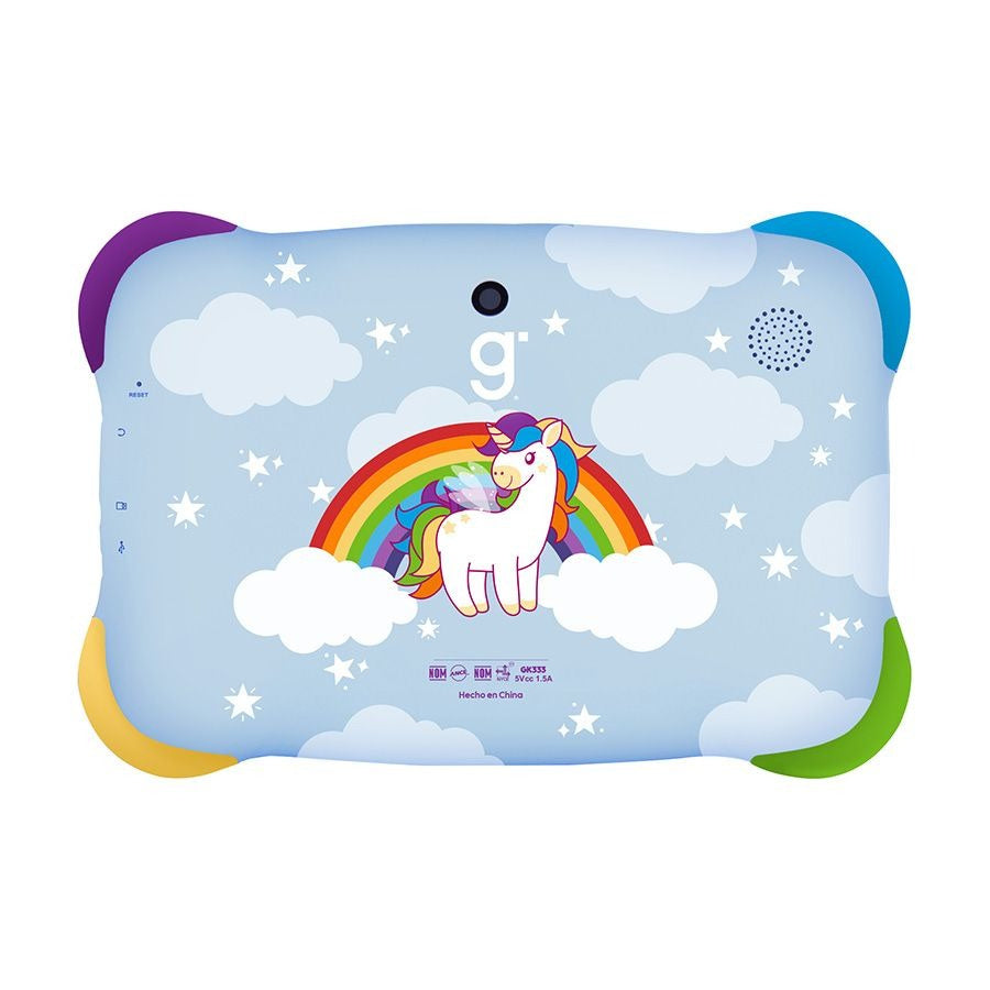 Tablet Kids A333 7” IPS con 4GB RAM, 64GB y Android 15 Unicornio GK333U25