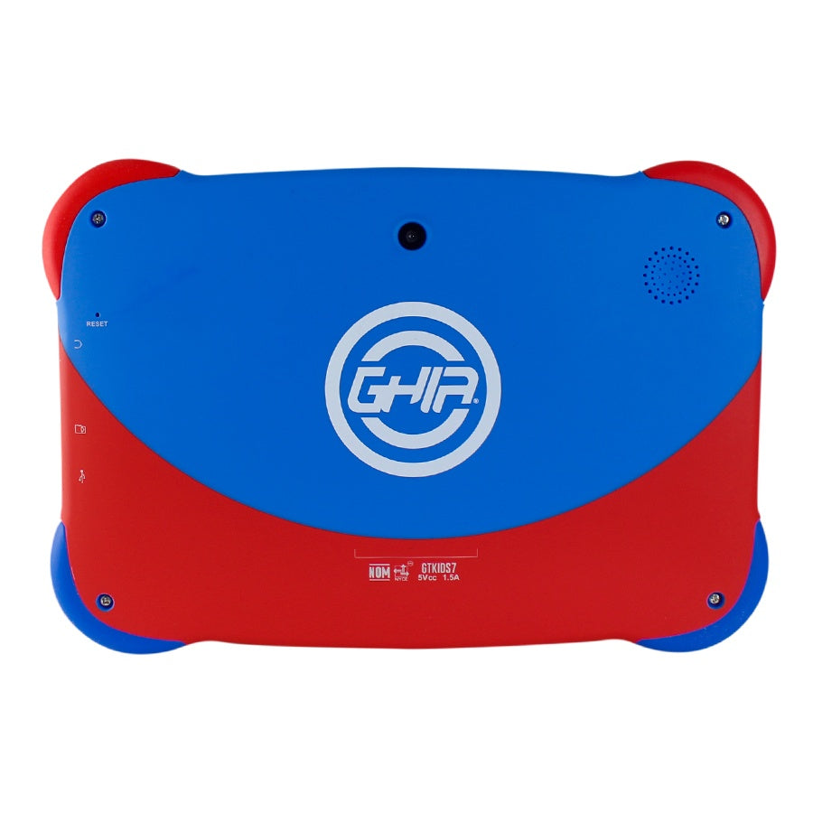 Tablet Ghia 7 Kids con 1GB RAM, 16GB y Android 9 Azul GTKIDS7CA