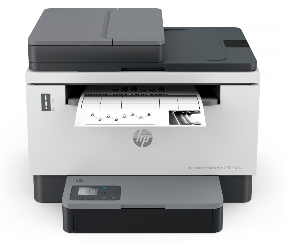 Impresora Multifunción HP Laserjet Tank MFP 2602SDW 2R7F5A - 600 x 600 ppp, 22 ppm, 25000 páginas