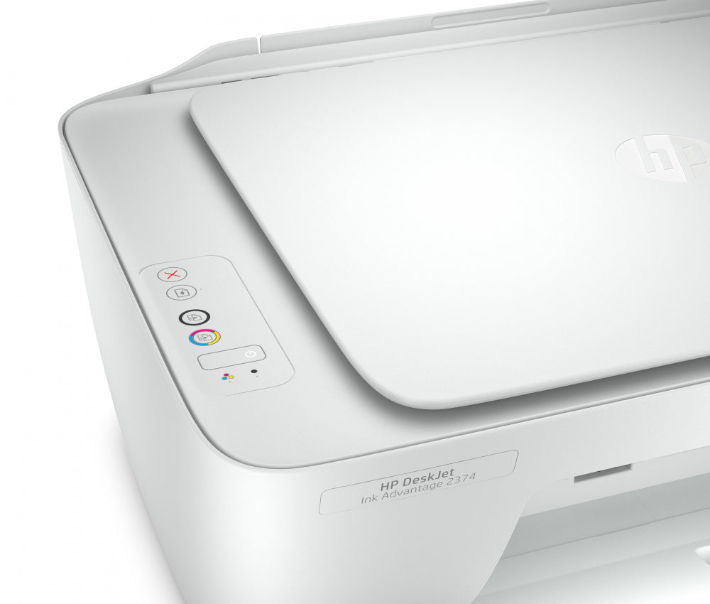 Impresora multifuncional HP Deskjet Ink Advantage 2374 7WQ03A - 4800 x 1200 DPI, 7.5 ppm, 60 hojas, 1000 páginas por mes