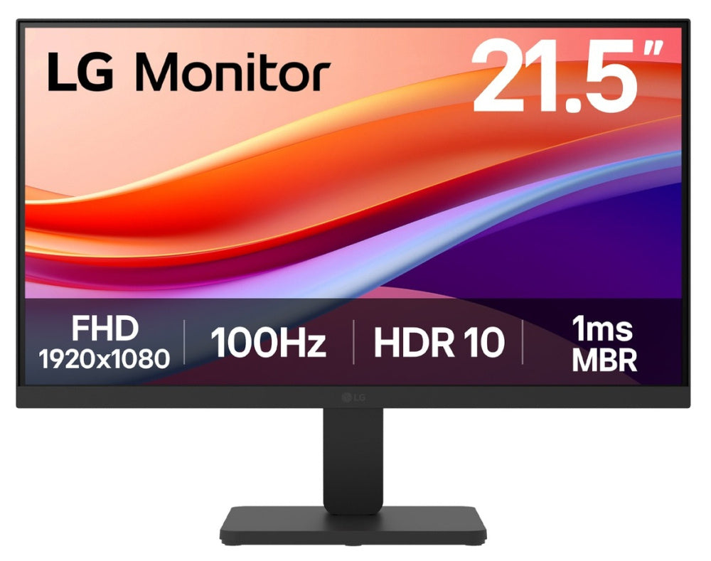 Monitor LG 22U401A-B de 21.5 Pulgadas Full HD con Panel VA, 100Hz y Diseño Ergonómico