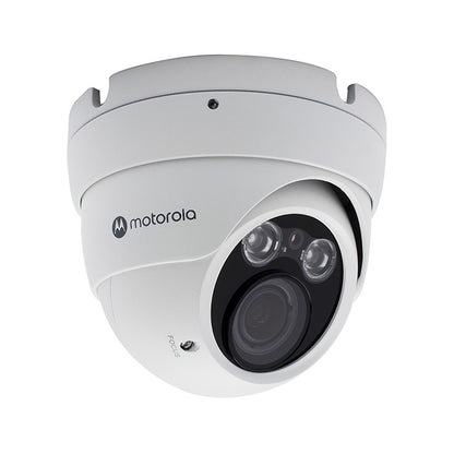 Cámara IP Motorola Domo Metálico 2MP Varifocal PoE con Visión Nocturna de 40 m MTIDM042611