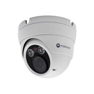 Cámara IP Motorola Domo Metálico 2MP Varifocal PoE con Visión Nocturna de 40 m MTIDM042611