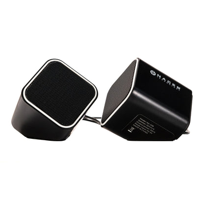 Bocinas Multimedia Naceb NA-082 3W para Escritorio con Control de Volumen