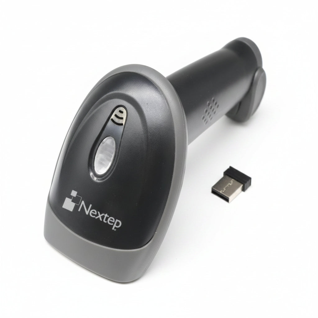 Lector de Códigos de Barra y QR Nextep Inalámbrico (1D/2D) USB