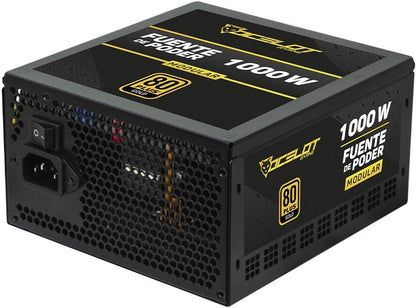 Fuente de Poder Modular Ocelot Gaming OPS1000 (1000W) - Factor de Forma ATX, Certificación 80 Plus Gold y Color Negro
