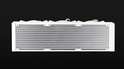 Enfriamiento Líquido ARGB Ocelot Gaming Polar Wave 360 White - Radiador de 360mm, Alto Flujo de 70 CFM, 1800 RPM y Compatibilidad Intel/AMD (Color Blanco)