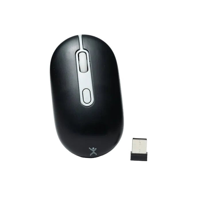 MOUSE RECARGABLE 2.4GHZ+BT COLORI CLIC SILENCIOSO - NEGRO PERFECT CHOICE