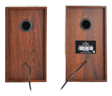 Bocinas para Computadora Perfect Choice Meridian 2.0 con Acabado de Madera PC-112686