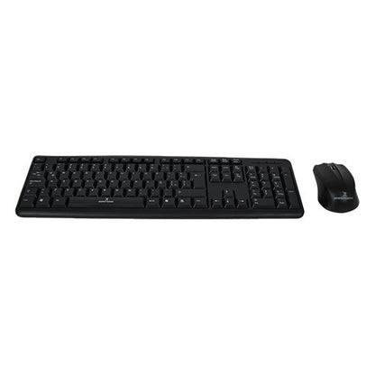 Kit de Teclado y Mouse Alámbrico Perfect Choice - Conexión por Conector USB (Color Negro)