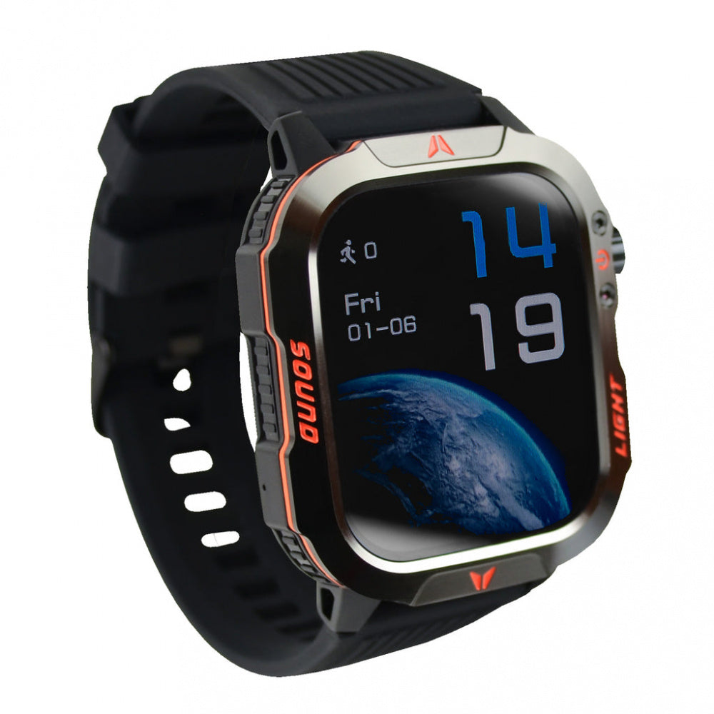 Smartwatch Deportivo Perfect Choice Everest Sumergible con Linterna, Brújula Integradas y Diseño Outdoor