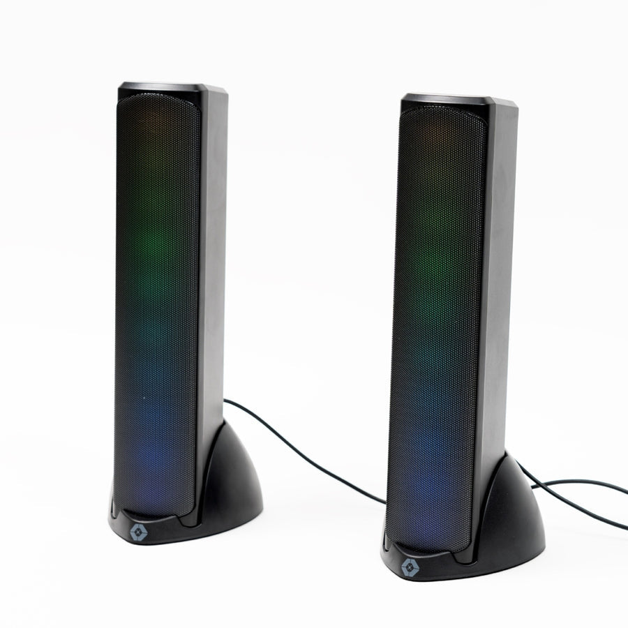 Bocinas Inalámbricas Gamer VORTRED Aura con RGB y Sonido HQ BT V-930280