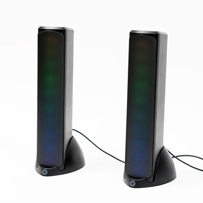 Bocinas Inalámbricas Gamer VORTRED Aura con RGB y Sonido HQ BT V-930280
