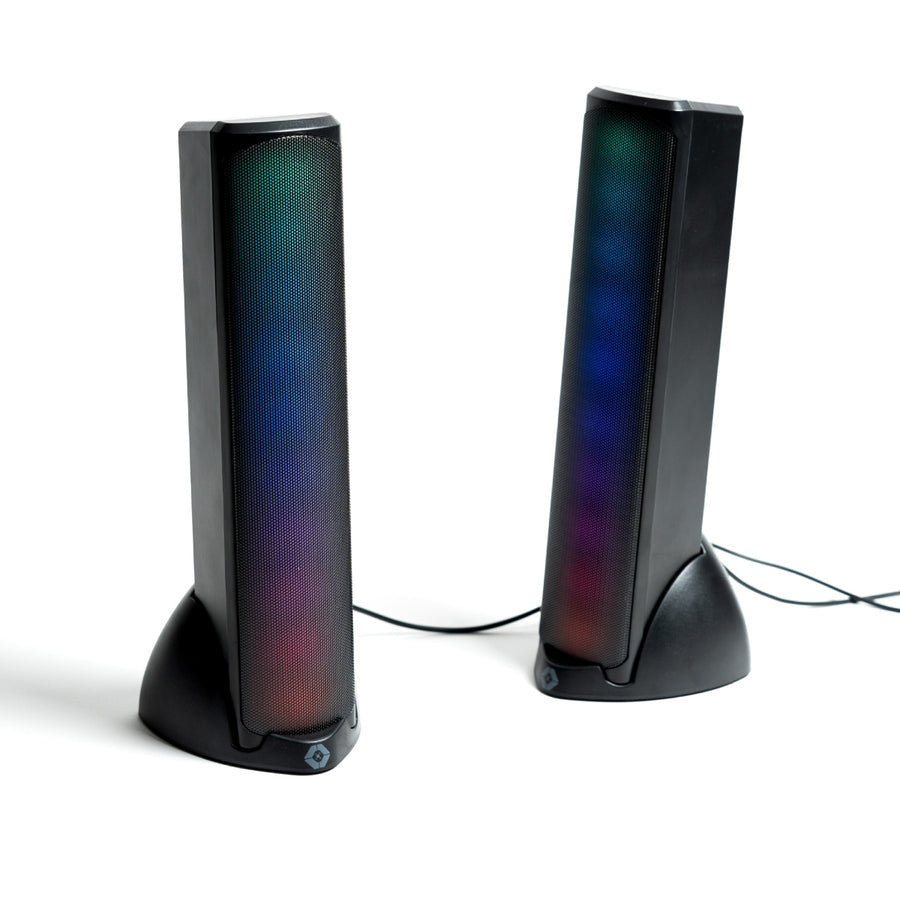 Bocinas Inalámbricas Gamer VORTRED Aura con RGB y Sonido HQ BT V-930280