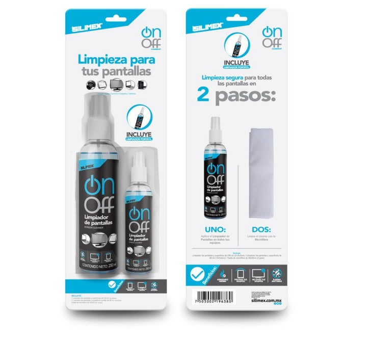 Kit Limpiador SILIMEX para Mantenimiento de Componentes Electrónicos